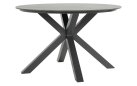 XANDER Ø120 Stół ogrodowy na taras Hartman aluminiowy ceramiczny blat antracyt 