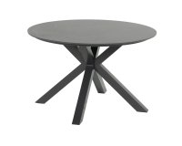 XANDER Ø120 Stół ogrodowy na taras Hartman aluminiowy ceramiczny blat antracyt 