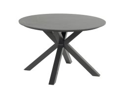 XANDER Ø120 Stół ogrodowy na taras Hartman aluminiowy ceramiczny blat antracyt 