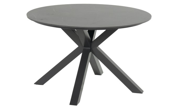 XANDER Ø120 Stół ogrodowy na taras Hartman aluminiowy ceramiczny blat antracyt 