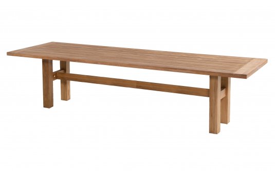 Stół ogrodowy Hartman YASMANI 300×100 cm – teak naturalny, konstrukcja z litego drewna, wyjątkowa tr