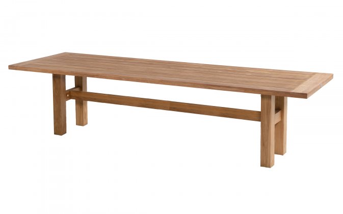 Stół ogrodowy Hartman YASMANI 300×100 cm – teak naturalny, konstrukcja z litego drewna, wyjątkowa tr