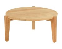 Stolik lounge LEONORA Hartman teakowy Ø85 cm meble ogrodowe i na taras