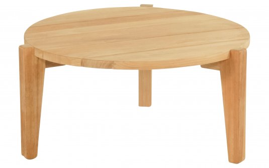 Stolik lounge LEONORA Hartman teakowy Ø85 cm meble ogrodowe i na taras