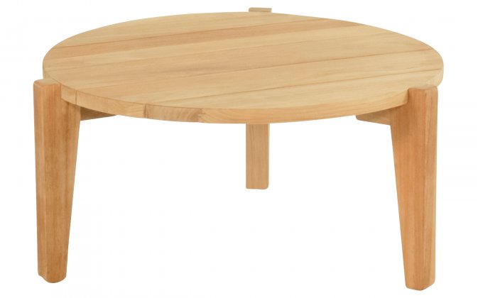 Stolik lounge LEONORA Hartman teakowy Ø85 cm meble ogrodowe i na taras
