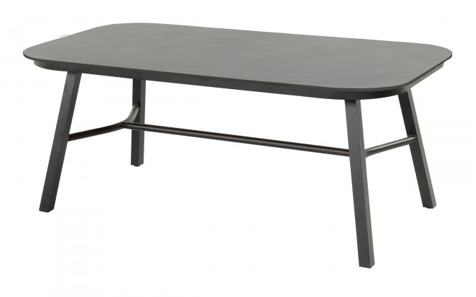 Stół ogrodowy TUBB 185×100 Hartman aluminiowy blat ceramiczny antracyt stół na taras nowoczesny