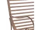 leżak metalowy w stylu retro AMICA brązowy antyczny