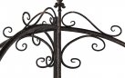 Brąz metaliczny potrójna trelisa ogrodowa metalowa FLOW