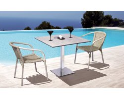 Blat HPL 55×70 cm do stolików kawiarnianych – horeca – wybarwienie drewno poszarzone