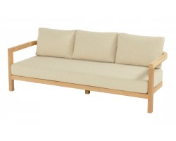 Sofa 3 osobowa MOIRA Hartman teakowa poduszki weatherready 205x81x60 meble ogrodowe i na taras