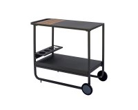 CARRELLO wózek ogrodowy serwisowy 84×41×70 metal kompozyt drewna antracyt