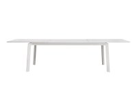 PORTO ERCOLE stół ogrodowy aluminiowy rozkładany 200–300×102 biały