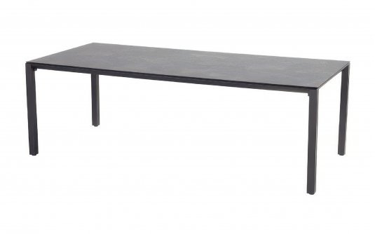 Stół ogrodowy Hartman VICTORIO 220×100 cm – aluminiowa konstrukcja i blat HPL (kamień), antracyt, nowoczesny design Stół ogrodowy Hartman VICTORIO 220×100 cm – aluminiowa konstrukcja i blat HPL (kamień), antracyt, nowoczesny design