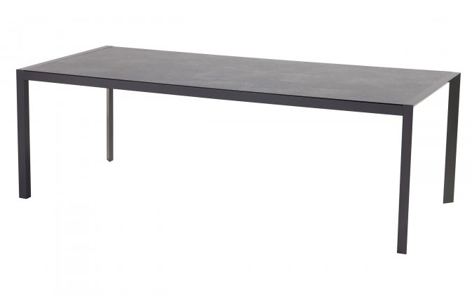 Stół Hartman CALIFORNIA HPL 225×100 cm – aluminium, blat HPL, kolor antracyt – stylowy stół ogrodowy