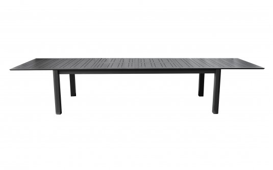 SANTORINI stół ogrodowy aluminiowy rozkładany 265–398×110 antracyt SANTORINI stół ogrodowy aluminiowy rozkładany 265–398×110 antracyt