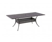 Prostokątny stół ogrodowy odlewane aluminium brąz AMALFI hartman