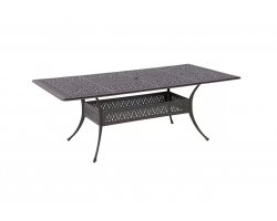 Prostokątny stół ogrodowy odlewane aluminium brąz AMALFI hartman