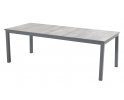 Stół ogrodowy COMINO aluminium blat ceramika 223×100×75 cm antracyt