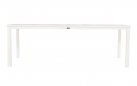 Stół ogrodowy COMINO aluminium blat ceramika 223×100×75 cm biały