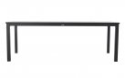 Stół ogrodowy COMINO aluminium blat ceramika 223×100×75 cm czarny