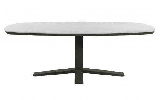 Stół ogrodowy, zanzibar 220 z blatem z kamienia, spiekanego o wyglądzie marmuru jasnoszarego Stół ogrodowy, zanzibar 220 z blatem z kamienia, spiekanego o wyglądzie marmuru jasnoszarego