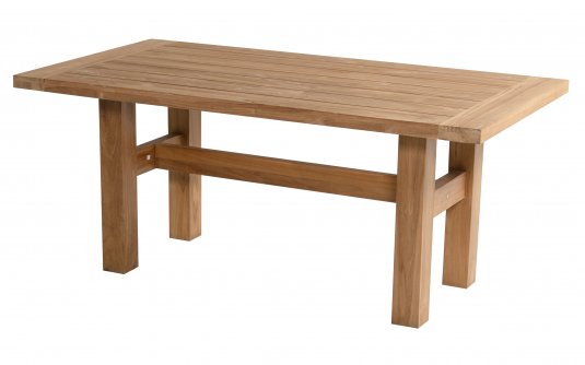 Stół ogrodowy Hartman YASMANI 180×100 cm – teak naturalny, konstrukcja z litego drewna, klasyczny design