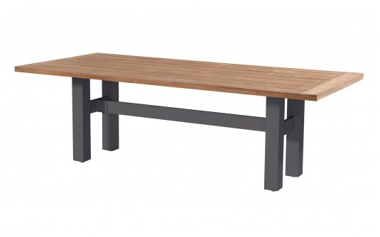 Stół ogrodowy HERON Hartman teak aluminium 240x100 cm 6-8 osobowy taras i ogród Stół ogrodowy HERON Hartman teak aluminium 240x100 cm 6-8 osobowy taras i ogród