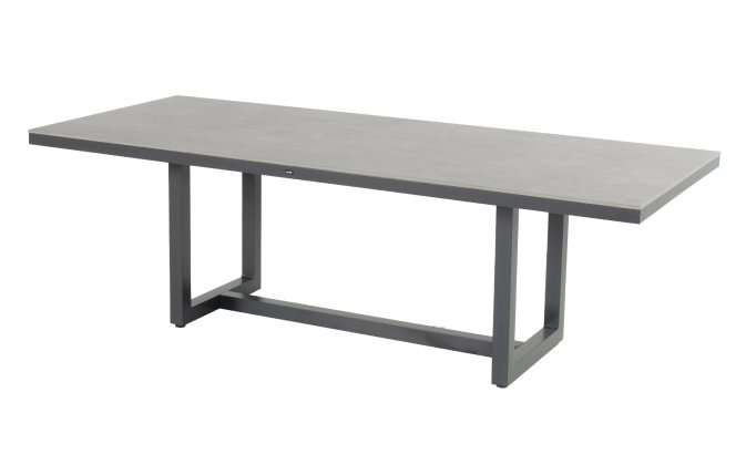 Stół ogrodowy LUTO aluminium ceramika długość 240 cm antracyt