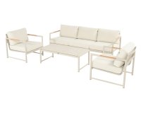 Nowoczesny aluminiowy komplet ogrodowy wypoczynkowy FONTAINE Lounge | Sklep Dekkor