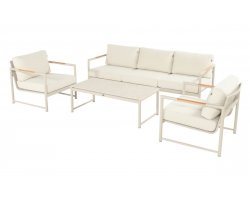 Nowoczesny aluminiowy komplet ogrodowy wypoczynkowy FONTAINE Lounge | Sklep Dekkor