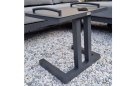 Stolik kawowy boczny aluminiowy zdejmowana taca EASY