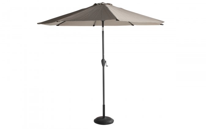 Parasol ogrodowy SUNLINE aluminium poliester średnica 270 cm  / tyaupe