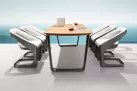 Zestaw stołowy aluminiowy na taras ONDA Higold
