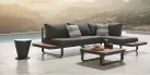 MEble ogrodowe aluminiowe narożne CARIBBEAN Higold ciemnoszare teak