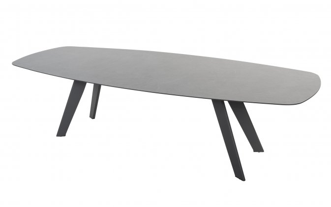 Stół ogrodowy eramiczny ciemnoszary MONTANA 4SO z blatem ceramicznym