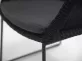 Fotel stołowy SAMOA stal nierdzewna cienoszara i technorattan Hularo antracyt