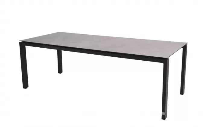Stół ogrodowy 280x95 cm aluminiowy GOA z blatem HPLszarym