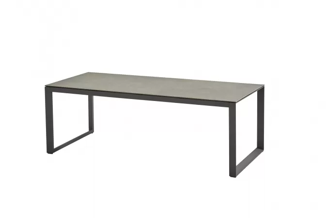Stół ogrodowy aluminiowy HERITAGE 220 ciemnoszary blat ceramiczny