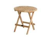 Stolik SKAGEN Ø50 Hartman teakowy składany okrągły 
