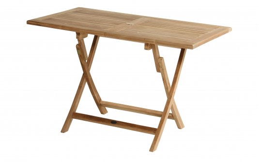 Stół SKAGEN Hartman teakowy 120×70 cm