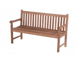 Ławka ogrodowa JAVA Hartman teakowa 150 cm meble na taras i do ogrodu