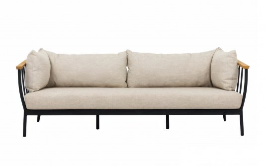 CONDOR sofa ogrodowa 3-osobowa z poduszkami BEE WETT® grafitowa CONDOR sofa ogrodowa 3-osobowa z poduszkami BEE WETT® grafitowa