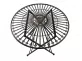 Okrągły stolik metaloplastyka 70 cm w stylu vintage TEGAL kolor BRĄZ