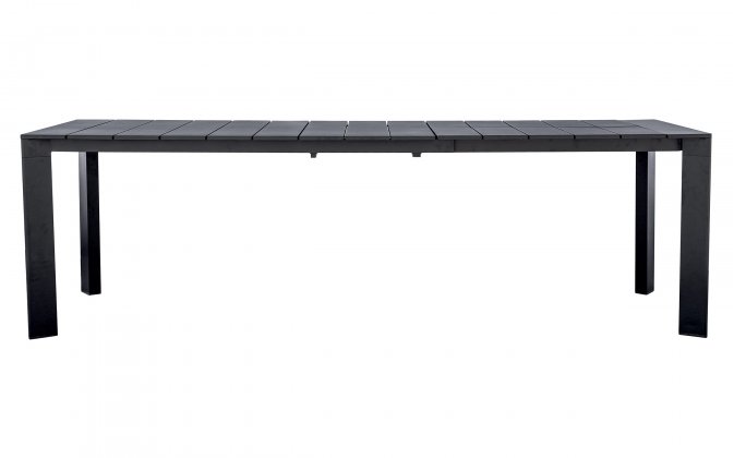 ANZIO stół ogrodowy aluminiowy rozkładany 165–250×90 antracytowy