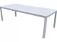 Biały rozkładany stół ogrodowy aluminiowy na taras 160-240 PORTOFERRAIO 