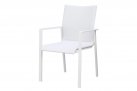 Krzesło SANTA FE białe ogrodowe aluminowe