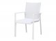 Krzesło SANTA FE białe ogrodowe aluminowe