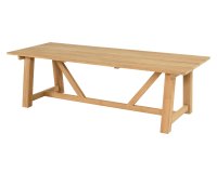 Stół ogrodowy FREMONT Hartman teakowy 246x100 cm meble ogrodowe i na taras
