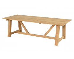 Stół ogrodowy FREMONT Hartman teakowy 246x100 cm meble ogrodowe i na taras