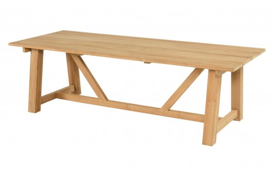 Stół ogrodowy FREMONT Hartman teakowy 246x100 cm meble ogrodowe i na taras